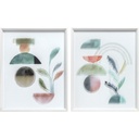 Painting DKD Home Decor Abstract Modern (40 x 3,8 x 50 cm) (2 Units)