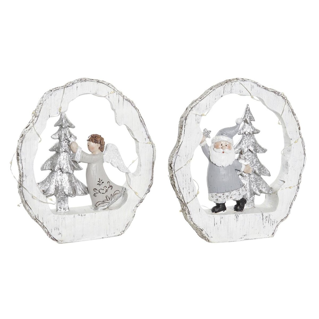 Adorno Navideño DKD Home Decor Resina (17 x 4,5 x 19 cm) (2 Unidades)