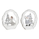 Adorno Navideño DKD Home Decor Resina (17 x 4,5 x 19 cm) (2 Unidades)