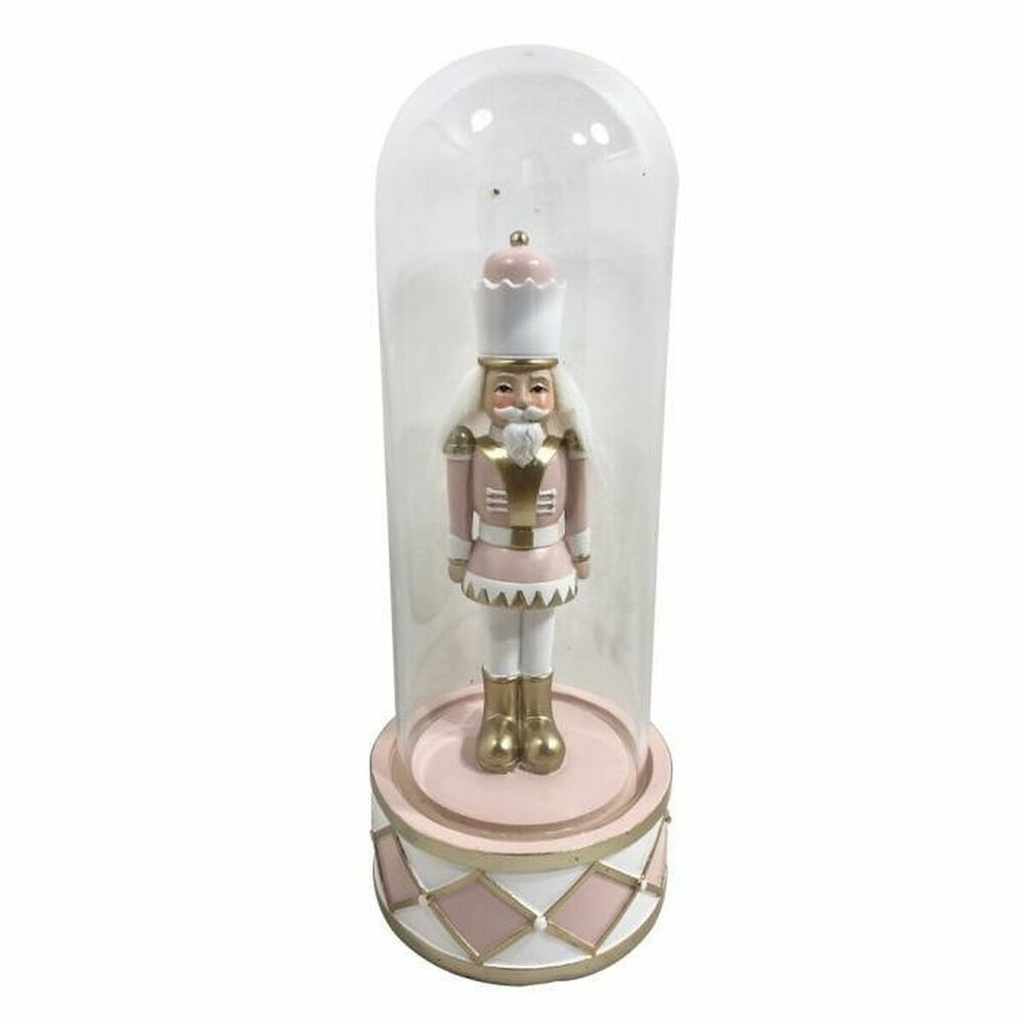 Christmas bauble DKD Home Decor Crystal Resin Nutcracker (10 x 10 x 26 cm) (2 Units)