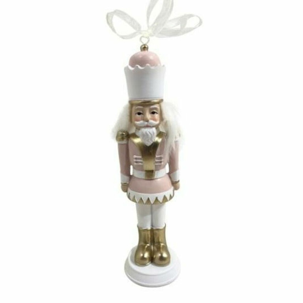 Adorno Navideño DKD Home Decor Resina Cascanueces (3 x 3 x 12 cm) (2 Unidades)