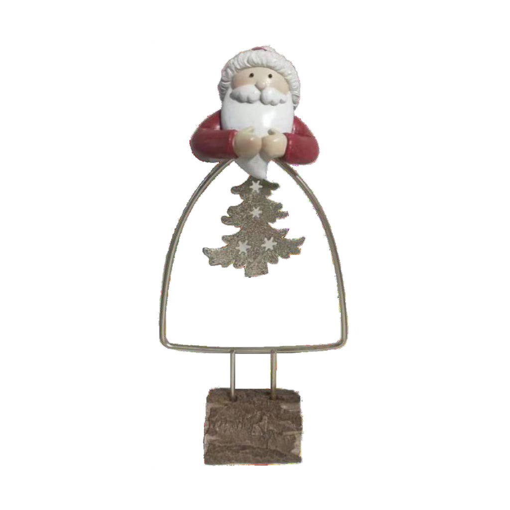 Adorno Navideño DKD Home Decor Resina (9 x 4,5 x 19,5 cm) (6 Unidades)