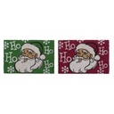 Doormat DKD Home Decor Christmas PVC Father Christmas Coconut Fibre (60 x 40 x 1,5 cm) (2 Units)