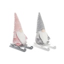 Decorative Figure DKD Home Decor Christmas Gnome Polyester (15 x 25 x 35 cm) (2 Units)