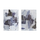 Cuadro DKD Home Decor Abstracto (50 x 2,5 x 70 cm) (2 Unidades)