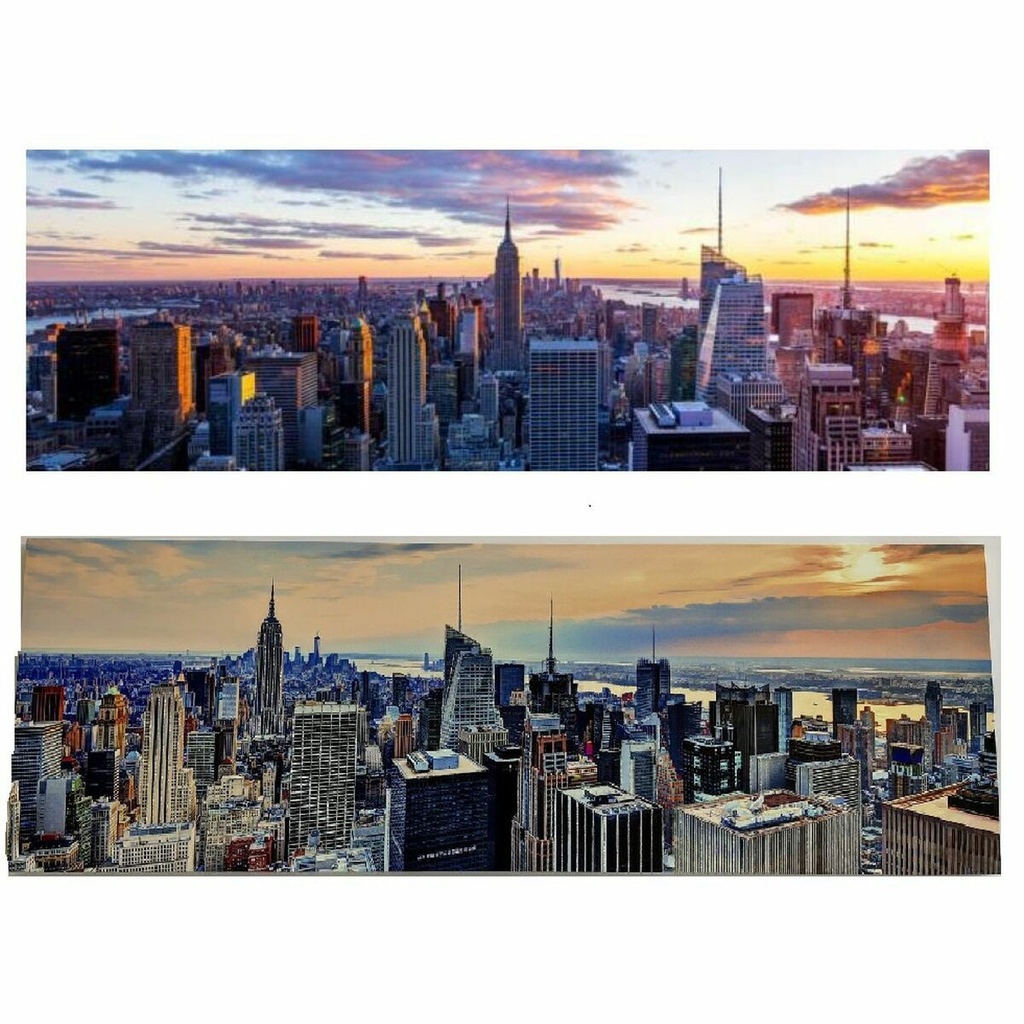 Cuadro DKD Home Decor New York (120 x 2,5 x 40 cm) (2 Unidades)