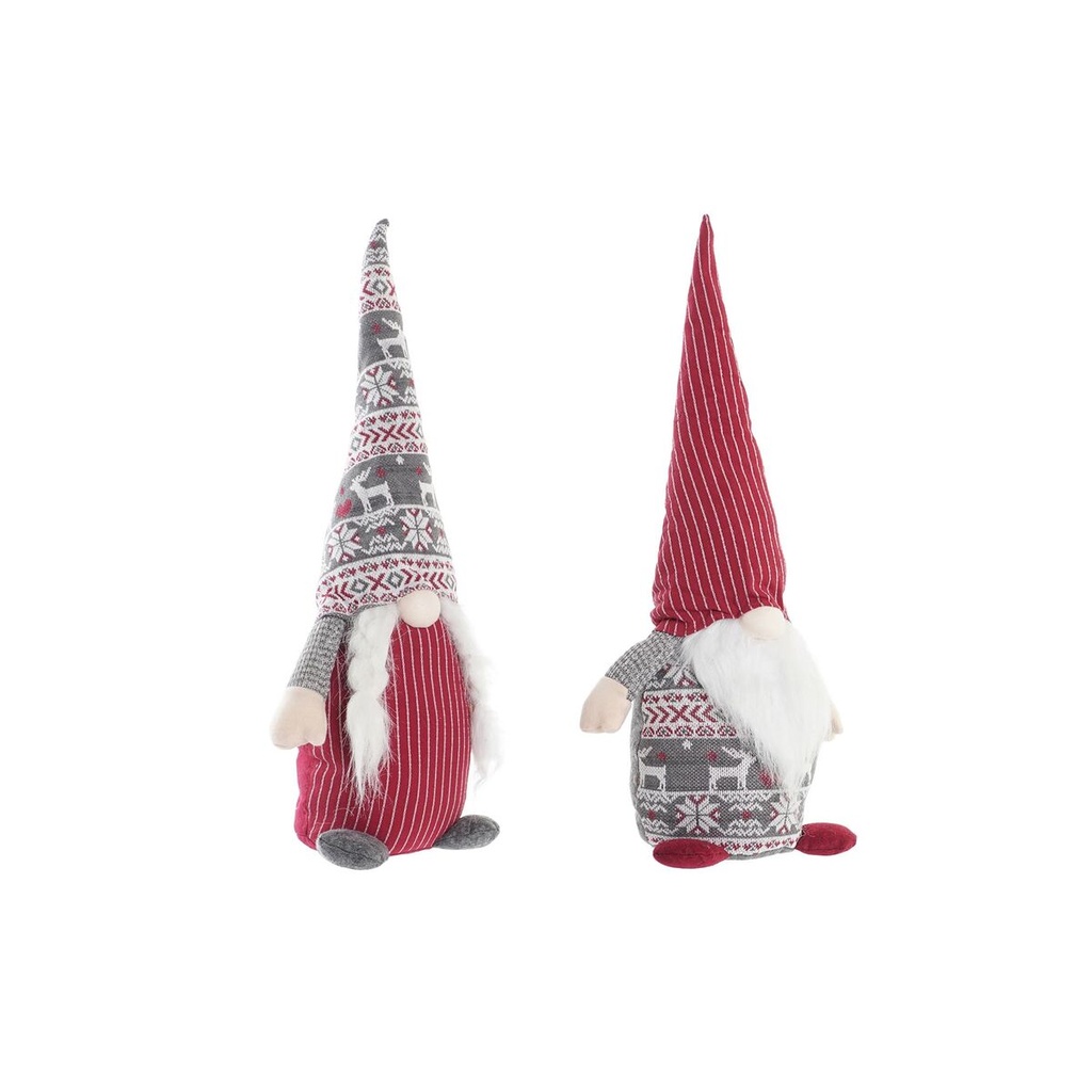 Christmas bauble DKD Home Decor Gnome Polyester (24 x 14 x 58 cm) (2 Units)