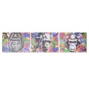 Cuadro DKD Home Decor Gorila Moderno (70 x 1,8 x 50 cm) (3 Unidades)