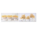 Cuadro DKD Home Decor Maceta (60 x 1,8 x 30 cm) (2 Unidades)