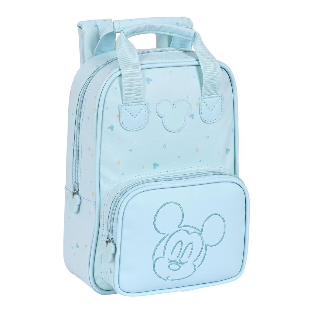 Mochila Escolar Mickey Mouse Clubhouse Azul claro 20 x 28 x 8 cm