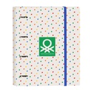 Carpeta de anillas Benetton Topitos (27 x 32 x 3.5 cm)