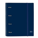 Carpeta de anillas Safta Marino Azul marino (27 x 32 x 3.5 cm)