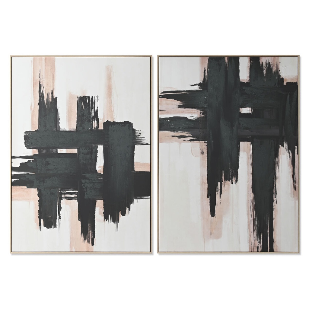 Painting DKD Home Decor Abstract Urban (100 x 4 x 140 cm) (2 Units)