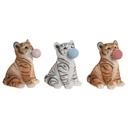 Decorative Figure DKD Home Decor 13,5 x 11 x 15 cm Resin Cat (3 Units)
