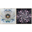 Cuadro DKD Home Decor 80 x 3 x 80 cm (2 Unidades)