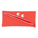 Estuche Escolar Safta   Cara 22 x 11 x 1 cm Rojo