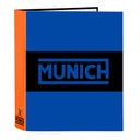 Carpeta de anillas Munich Submarine Azul eléctrico A4 27 x 33 x 6 cm