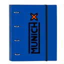 Carpeta de anillas Munich Submarine 27 x 32 x 3.5 cm Azul eléctrico