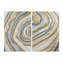 Lienzo Home ESPRIT Lienzo Madera MDF 80 x 3 x 120 cm