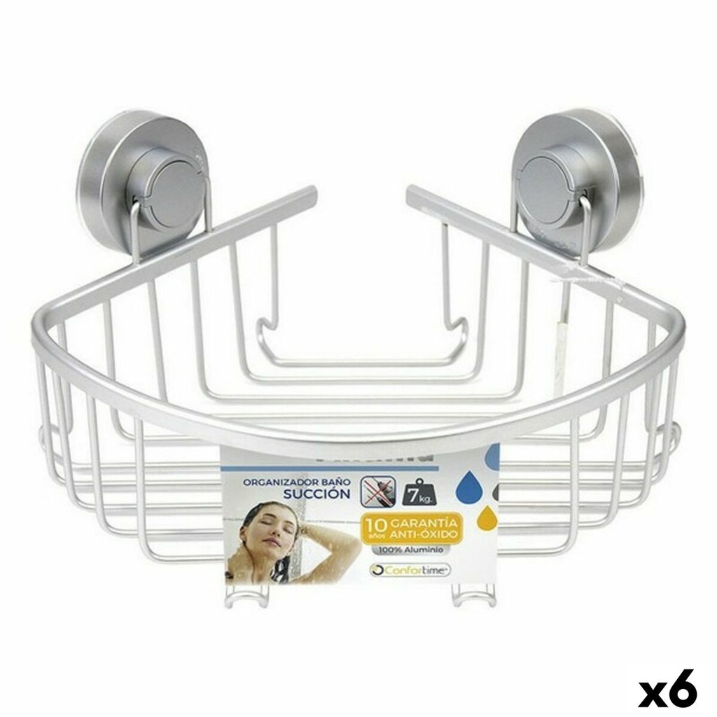 Estantería de Esquina Confortime Aluminio 22,5 x 27 x 14,5 cm (6 Unidades)