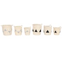 Juego de Cestos Home ESPRIT Negro Gris Natural Hierba marina Boho 33 x 33 x 40 cm 3 Piezas (2 Unidades)