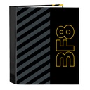 Carpeta de anillas BlackFit8 Zone Negro A4 27 x 33 x 6 cm