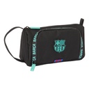 Estuche Escolar con Accesorios F.C. Barcelona Negro 20 x 11 x 8.5 cm (32 Piezas)