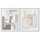 Lienzo Home ESPRIT Pino Lienzo 82 x 4,5 x 102 cm 82,3 x 4,5 x 102 cm