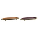 Centerpiece DKD Home Decor Orange Magenta Golden Iron 35 x 13 x 3 cm (2 Units)