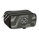 Estuche Escolar Safta Stone Negro 21,5 x 10 x 8 cm