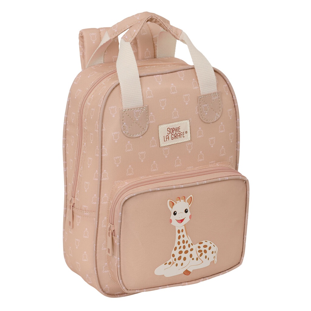 Mochila Escolar Sophie la Girafe Beige 20 x 28 x 8 cm