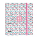 Ring binder Moos Flores Multicolour 27 x 32 x 3.5 cm
