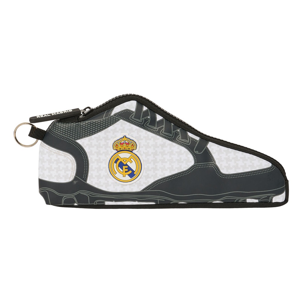 Portatodo Real Madrid C.F. 24/25 Blanco Gris 24 x 10 x 2 cm Zapatilla
