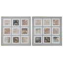 Lienzo Home ESPRIT Poliestireno Lienzo 82 x 5 x 82 cm