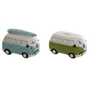 Hucha Home ESPRIT Dolomita Furgoneta 16 x 10 x 11 cm (2 Unidades)