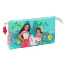 Triple Carry-all Vaiana Blue Beige 22 x 12 x 3 cm