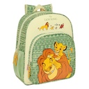 Mochila Escolar Mufasa Verde Beige 32 x 38 x 12 cm