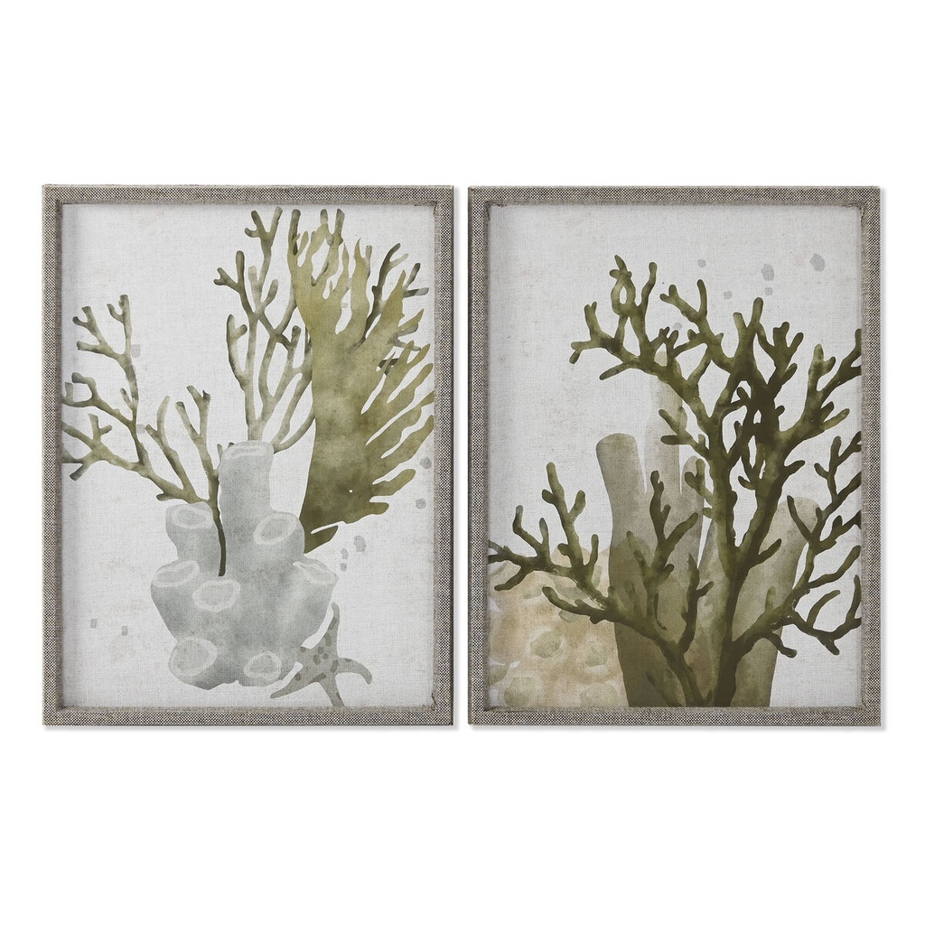 Cuadro Home ESPRIT Cristal Abeto 45 x 2 x 60 cm