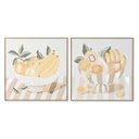 Lienzo Home ESPRIT Poliestireno Lienzo 80 x 4 x 80 cm