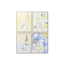 Lienzo Home ESPRIT Poliestireno Lienzo 60 x 4 x 80 cm