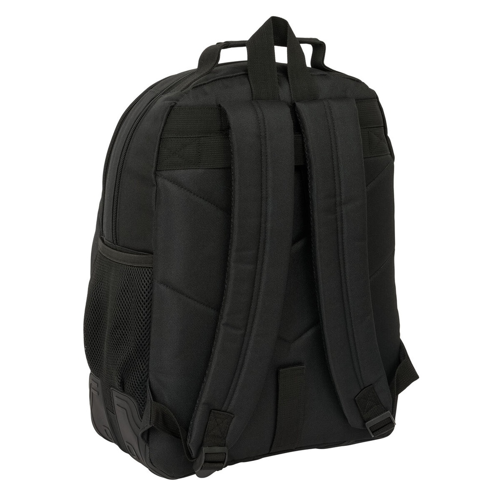 School Bag Kappa Dark Black 32 x 42 x 15 cm