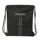 Backpack with Strings Kappa Dark Black 35 x 40 x 1 cm
