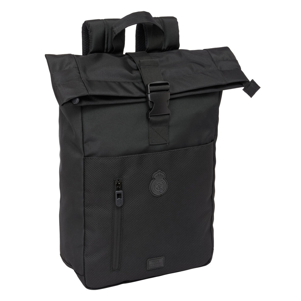 Mochila para Portátil Real Madrid C.F. Negro 28 x 42 x 13 cm