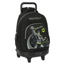 School Rucksack with Wheels Batman Game over Black 33 x 45 x 22 cm
