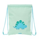 Backpack with Strings Safta Dino Green 26 x 34 x 1 cm