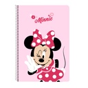 Ring binder Minnie Mouse Naive Pink A4 21.5 x 31 x 1 cm