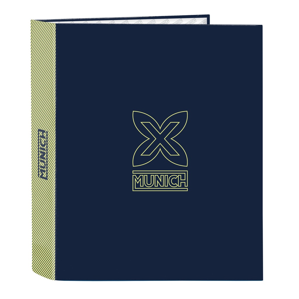 Ring binder Munich North Navy Blue A4 27 x 33 x 6 cm