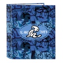 Ring binder El Niño Roller Blue Black A4 27 x 33 x 6 cm