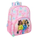 Mochila Escolar Barbie Painterly Rosa Azul cielo 33 x 42 x 14 cm