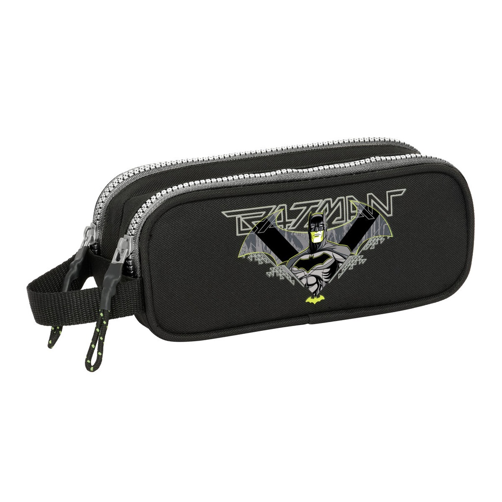 Portatodo Doble Batman Game over Negro 21 x 8 x 6 cm